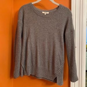 Grey Textured Madewell Sweater